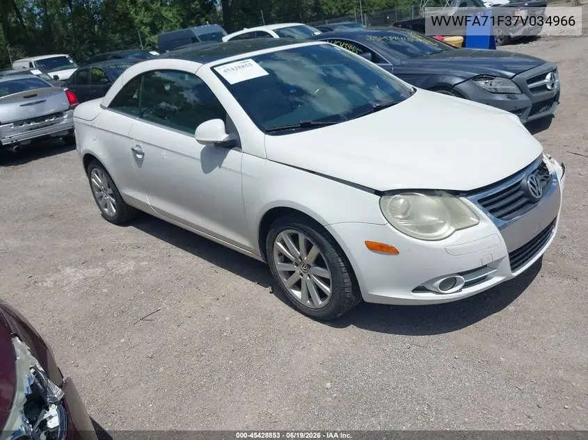 2007 Volkswagen Eos 2.0T VIN: WVWFA71F37V034966 Lot: 45428853