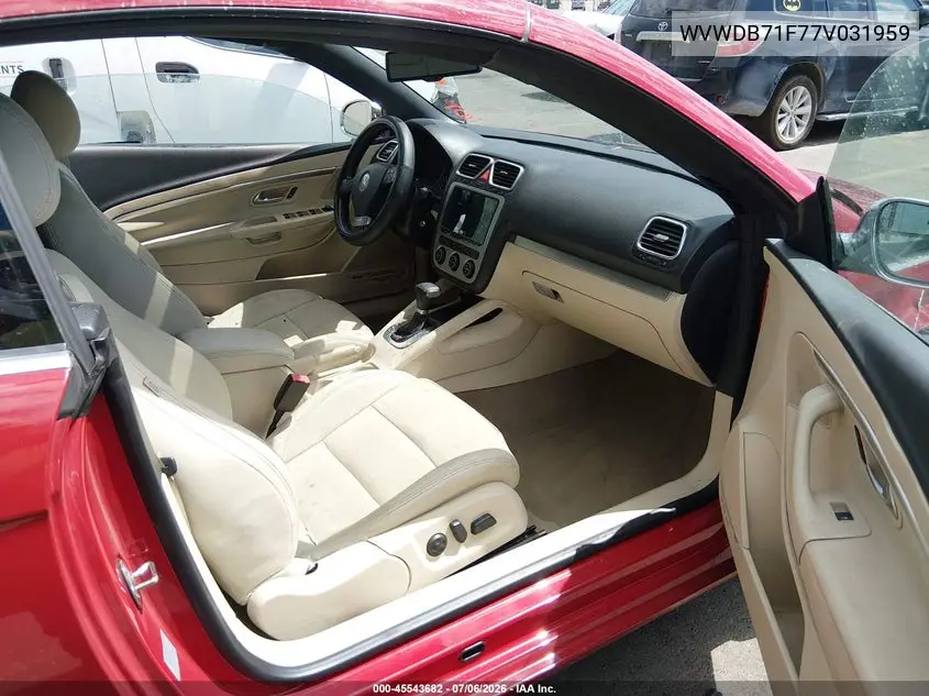 2007 Volkswagen Eos 3.2L VIN: WVWDB71F77V031959 Lot: 45543682