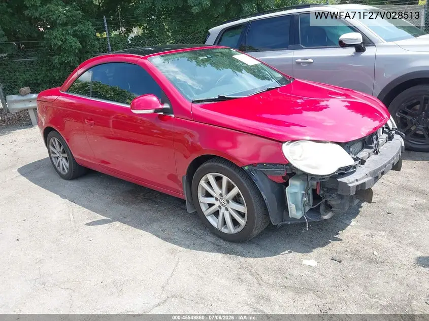 2007 Volkswagen Eos 2.0T VIN: WVWFA71F27V028513 Lot: 45549860
