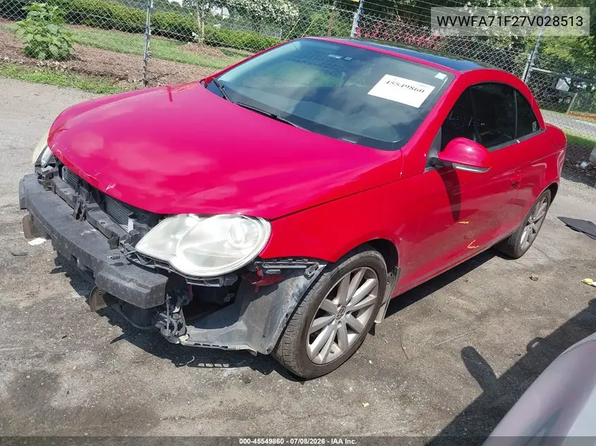 2007 Volkswagen Eos 2.0T VIN: WVWFA71F27V028513 Lot: 45549860