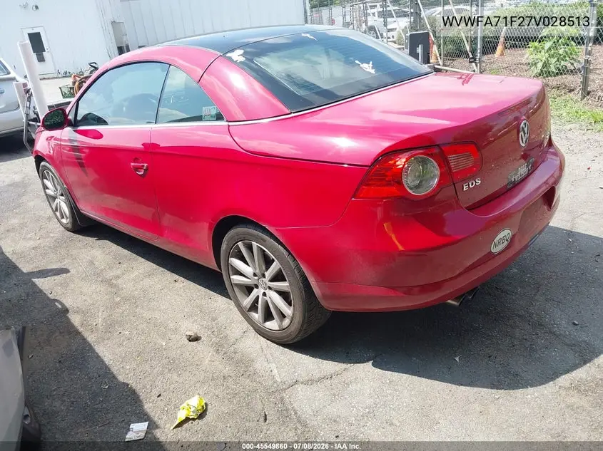 2007 Volkswagen Eos 2.0T VIN: WVWFA71F27V028513 Lot: 45549860