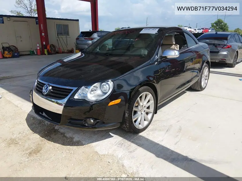 2007 Volkswagen Eos 3.2L VIN: WVWDB71F77V034294 Lot: 45567363