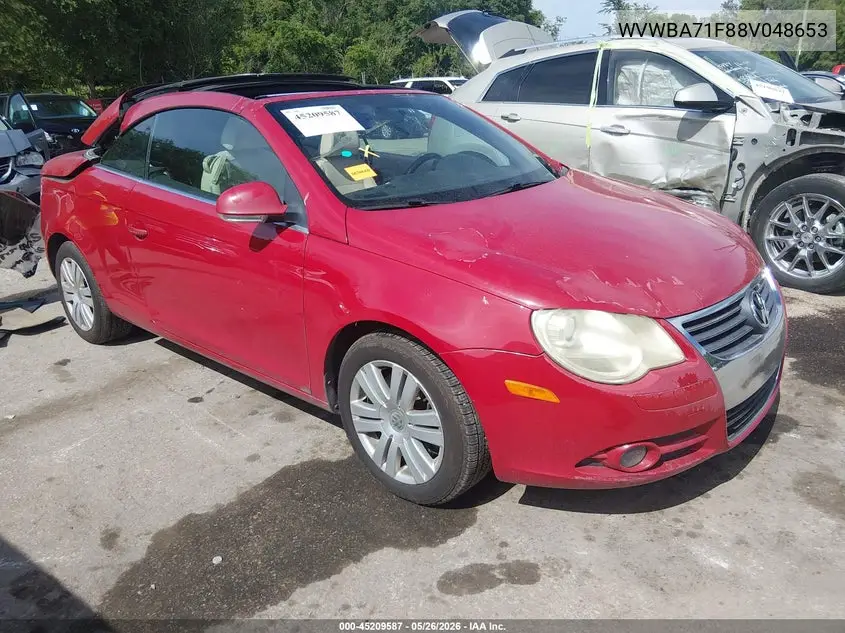 2008 Volkswagen Eos Komfort VIN: WVWBA71F88V048653 Lot: 45209587