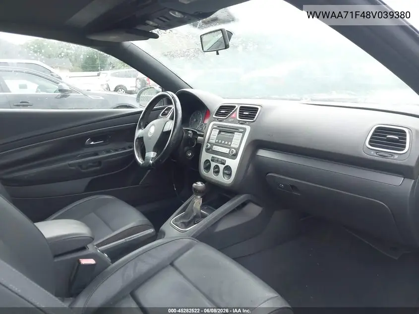 2008 Volkswagen Eos Komfort/Turbo VIN: WVWAA71F48V039380 Lot: 45282522