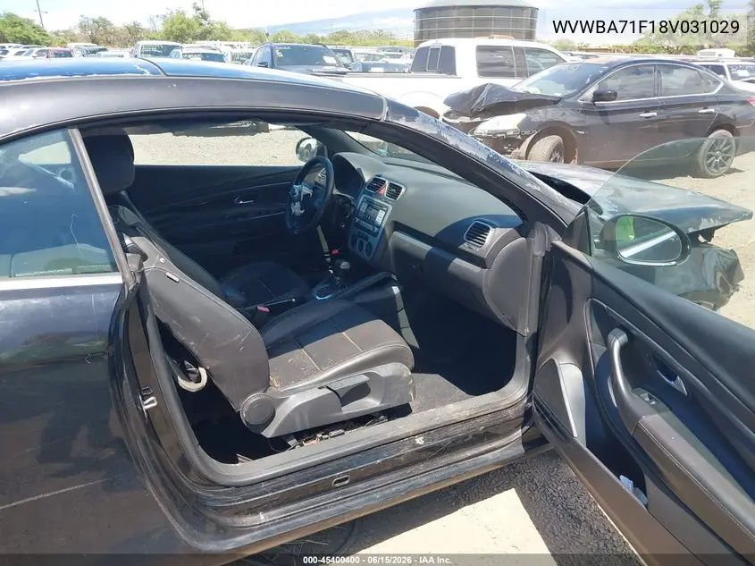 2008 Volkswagen Eos Komfort/Turbo VIN: WVWBA71F18V031029 Lot: 45400400
