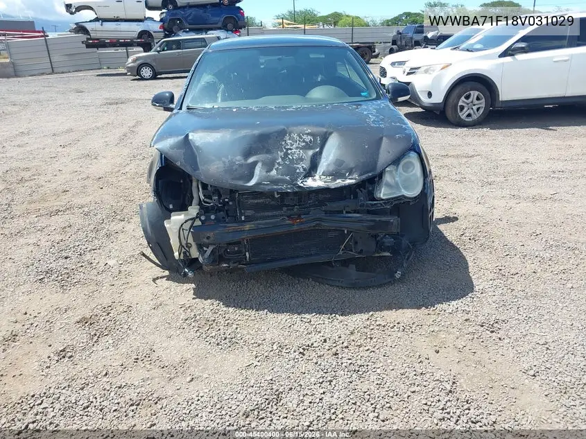 2008 Volkswagen Eos Komfort/Turbo VIN: WVWBA71F18V031029 Lot: 45400400