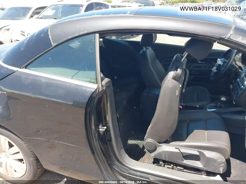 2008 Volkswagen Eos Komfort/Turbo VIN: WVWBA71F18V031029 Lot: 45400400