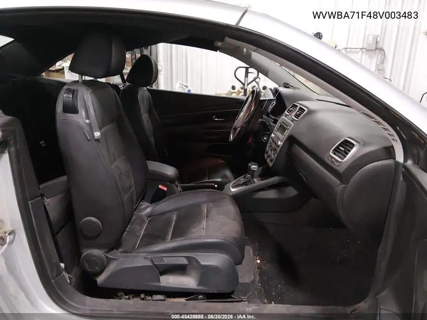 2008 Volkswagen Eos Komfort VIN: WVWBA71F48V003483 Lot: 45428688