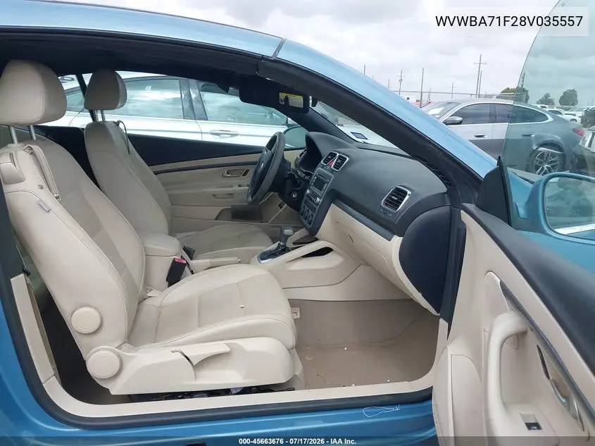 2008 Volkswagen Eos Komfort VIN: WVWBA71F28V035557 Lot: 45663676