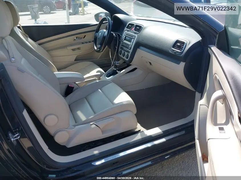 2009 Volkswagen Eos Komfort VIN: WVWBA71F29V022342 Lot: 44984860