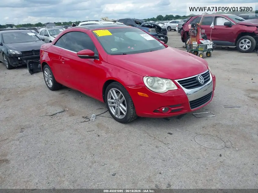 2009 Volkswagen Eos Lux VIN: WVWFA71F09V015780 Lot: 45381095