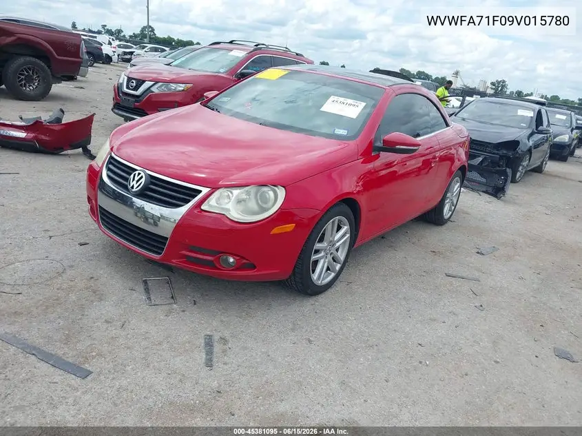 2009 Volkswagen Eos Lux VIN: WVWFA71F09V015780 Lot: 45381095