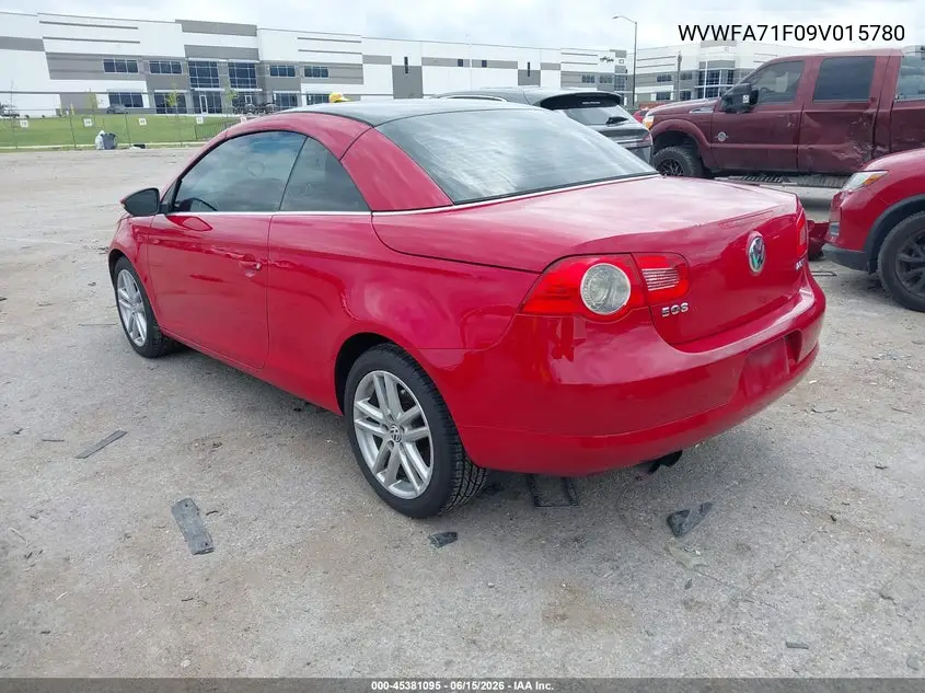 2009 Volkswagen Eos Lux VIN: WVWFA71F09V015780 Lot: 45381095