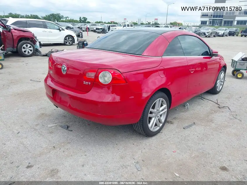 2009 Volkswagen Eos Lux VIN: WVWFA71F09V015780 Lot: 45381095
