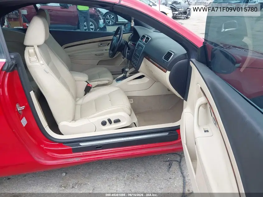 2009 Volkswagen Eos Lux VIN: WVWFA71F09V015780 Lot: 45381095