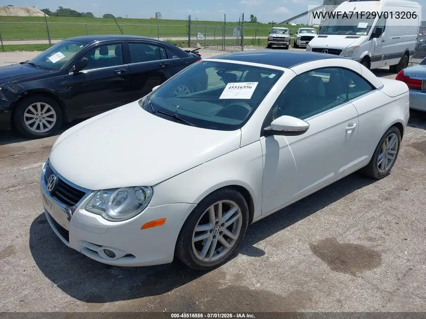 2009 Volkswagen Eos Lux VIN: WVWFA71F29V013206 Lot: 45516556