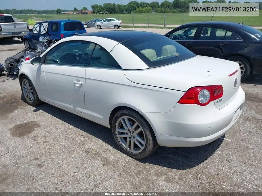 2009 Volkswagen Eos Lux VIN: WVWFA71F29V013206 Lot: 45516556