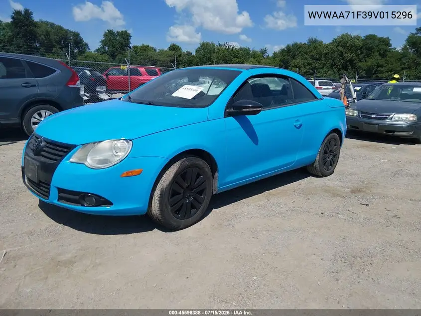 2009 Volkswagen Eos Komfort VIN: WVWAA71F39V015296 Lot: 45598388