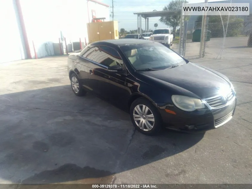 2010 Volkswagen Eos Komfort VIN: WVWBA7AHXAV023180 Lot: 35129378