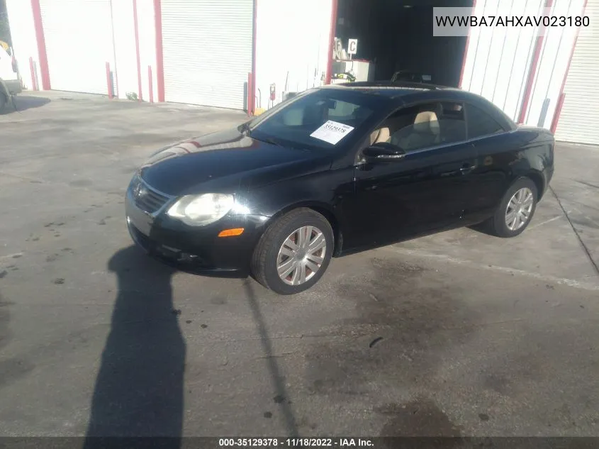 2010 Volkswagen Eos Komfort VIN: WVWBA7AHXAV023180 Lot: 35129378