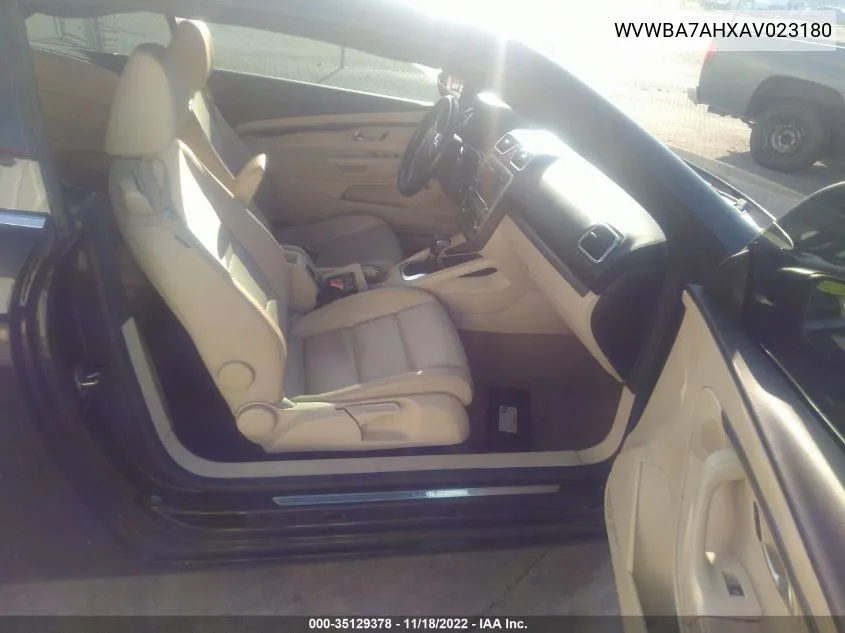 2010 Volkswagen Eos Komfort VIN: WVWBA7AHXAV023180 Lot: 35129378
