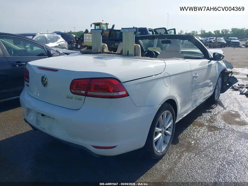 2012 Volkswagen Eos Komfort VIN: WVWBW7AH6CV004369 Lot: 44991647