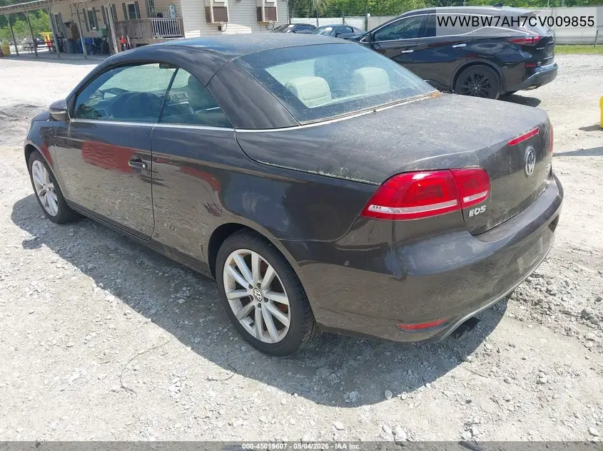 2012 Volkswagen Eos Komfort VIN: WVWBW7AH7CV009855 Lot: 45019607