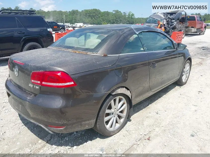 2012 Volkswagen Eos Komfort VIN: WVWBW7AH7CV009855 Lot: 45019607