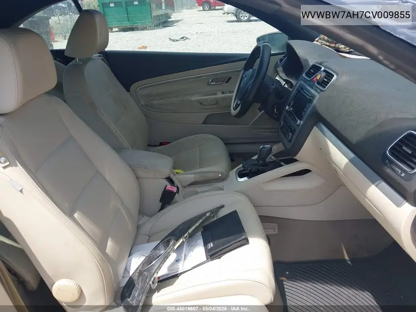 2012 Volkswagen Eos Komfort VIN: WVWBW7AH7CV009855 Lot: 45019607