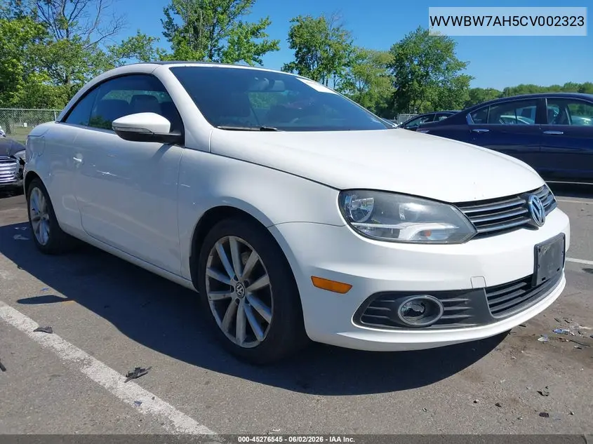 2012 Volkswagen Eos Komfort VIN: WVWBW7AH5CV002323 Lot: 45276545