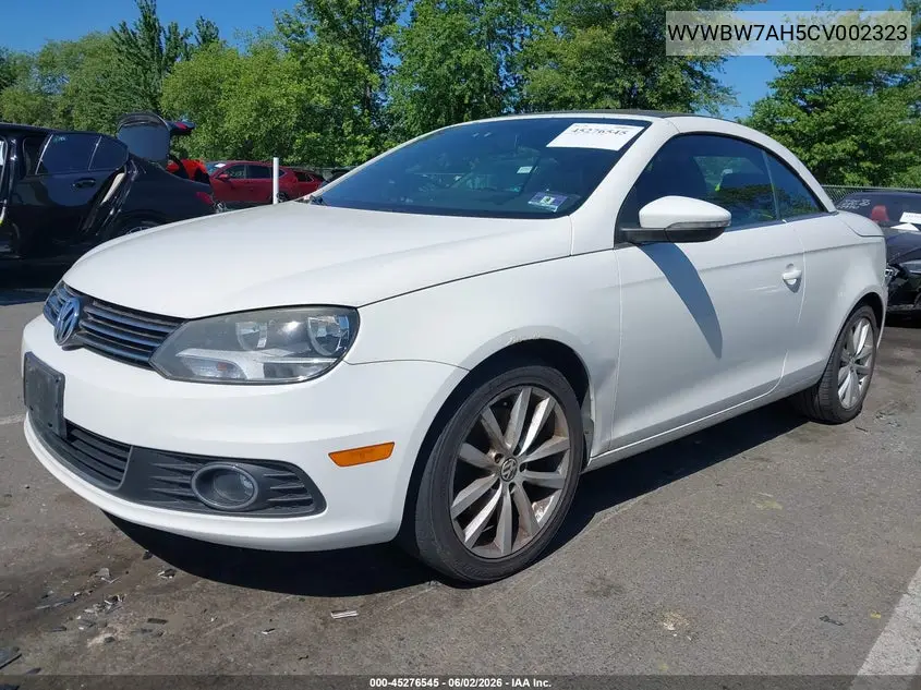 2012 Volkswagen Eos Komfort VIN: WVWBW7AH5CV002323 Lot: 45276545
