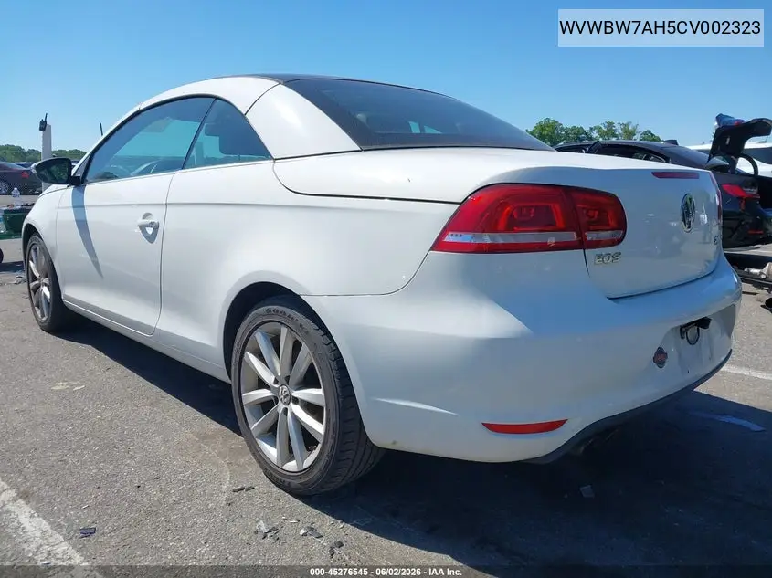 2012 Volkswagen Eos Komfort VIN: WVWBW7AH5CV002323 Lot: 45276545