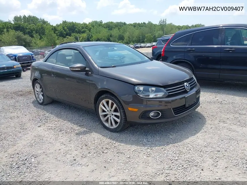 2012 Volkswagen Eos Komfort VIN: WVWBW7AH2CV009407 Lot: 45637567
