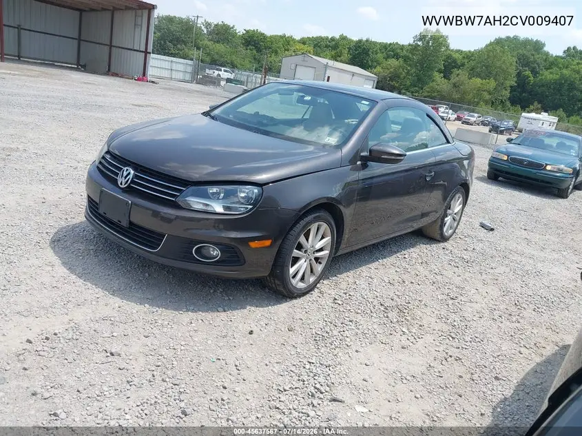2012 Volkswagen Eos Komfort VIN: WVWBW7AH2CV009407 Lot: 45637567