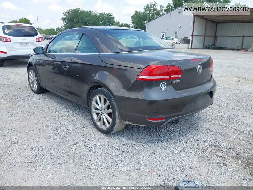 2012 Volkswagen Eos Komfort VIN: WVWBW7AH2CV009407 Lot: 45637567