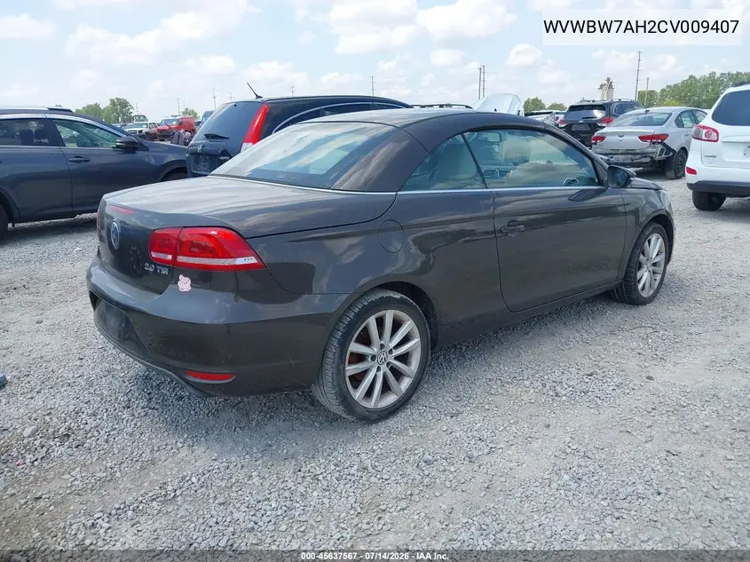 2012 Volkswagen Eos Komfort VIN: WVWBW7AH2CV009407 Lot: 45637567