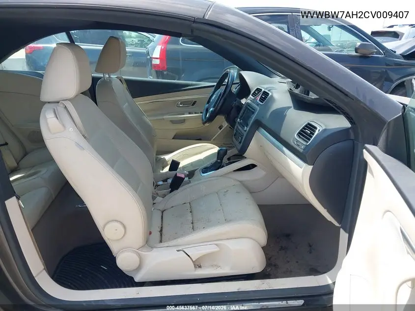2012 Volkswagen Eos Komfort VIN: WVWBW7AH2CV009407 Lot: 45637567
