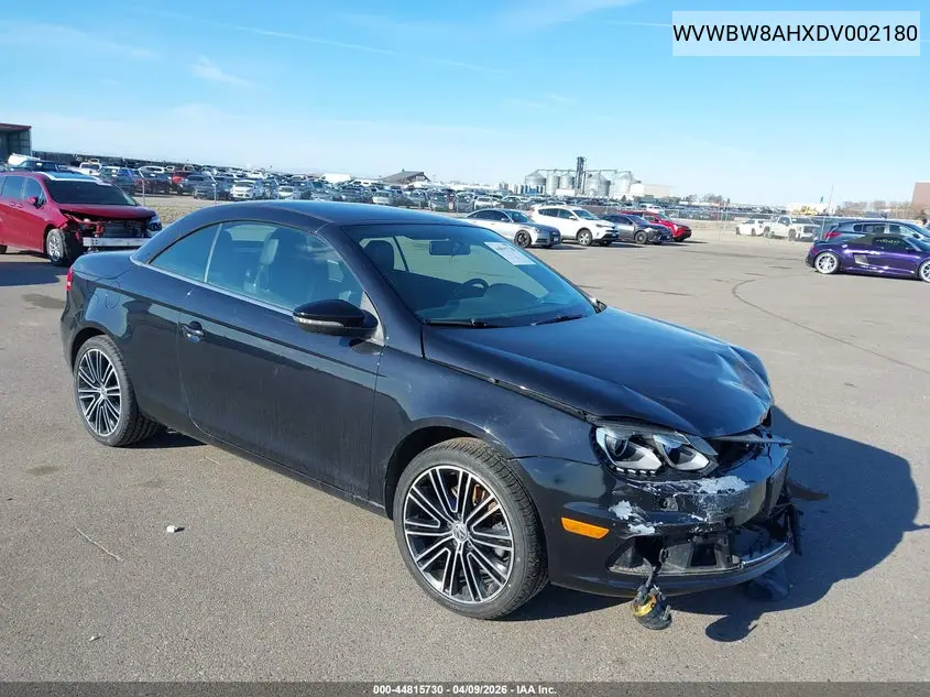 2013 Volkswagen Eos Sport VIN: WVWBW8AHXDV002180 Lot: 44815730