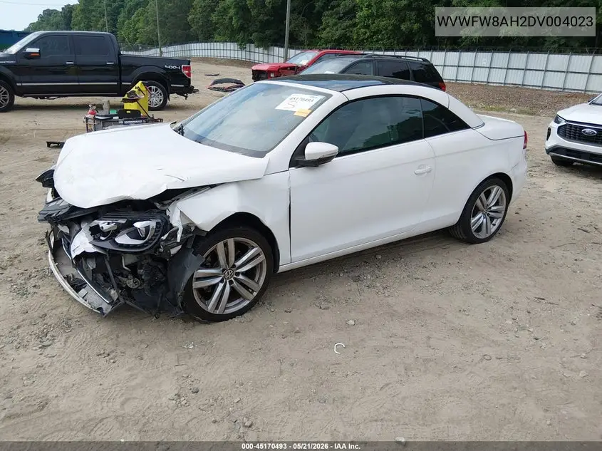 2013 Volkswagen Eos Executive VIN: WVWFW8AH2DV004023 Lot: 45170493