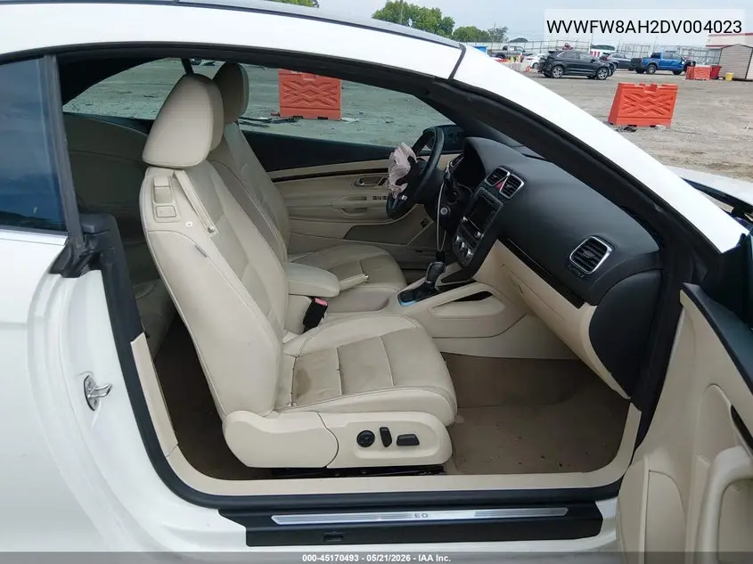 2013 Volkswagen Eos Executive VIN: WVWFW8AH2DV004023 Lot: 45170493