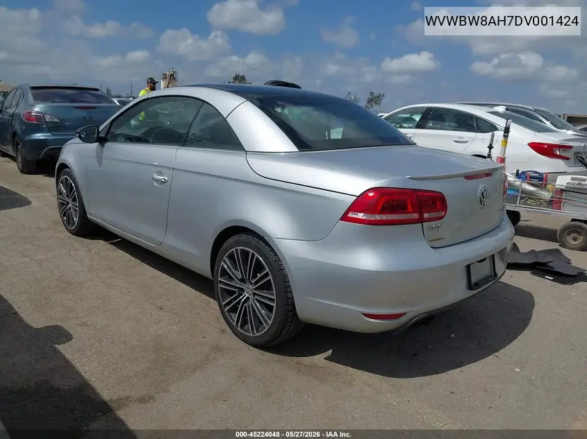 2013 Volkswagen Eos Sport VIN: WVWBW8AH7DV001424 Lot: 45224048