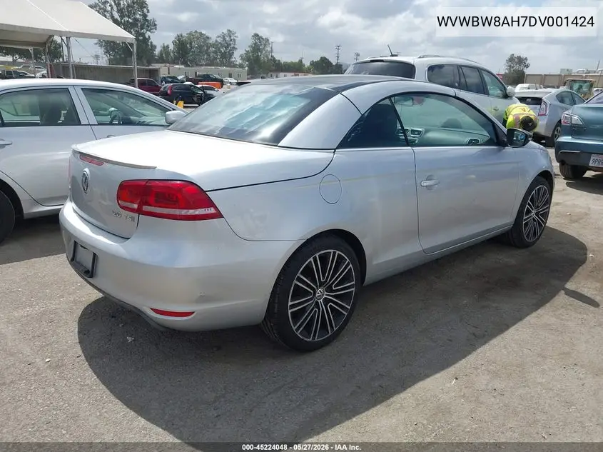 2013 Volkswagen Eos Sport VIN: WVWBW8AH7DV001424 Lot: 45224048