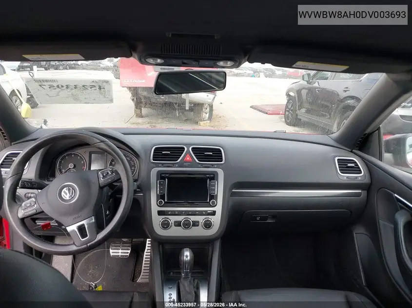 2013 Volkswagen Eos Sport VIN: WVWBW8AH0DV003693 Lot: 45233957