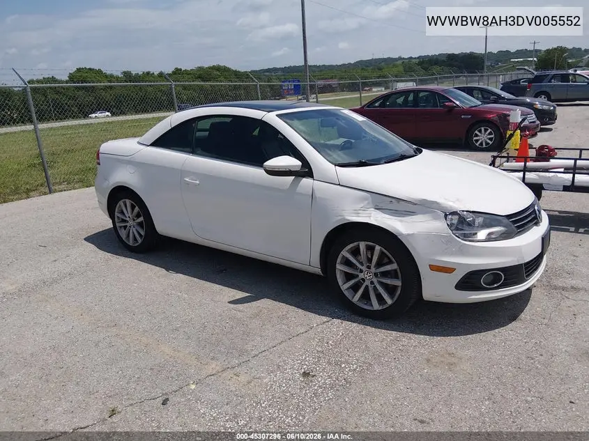 2013 Volkswagen Eos Komfort VIN: WVWBW8AH3DV005552 Lot: 45307296