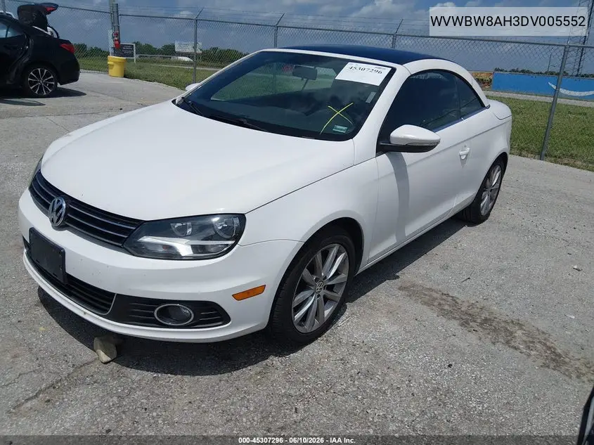 2013 Volkswagen Eos Komfort VIN: WVWBW8AH3DV005552 Lot: 45307296