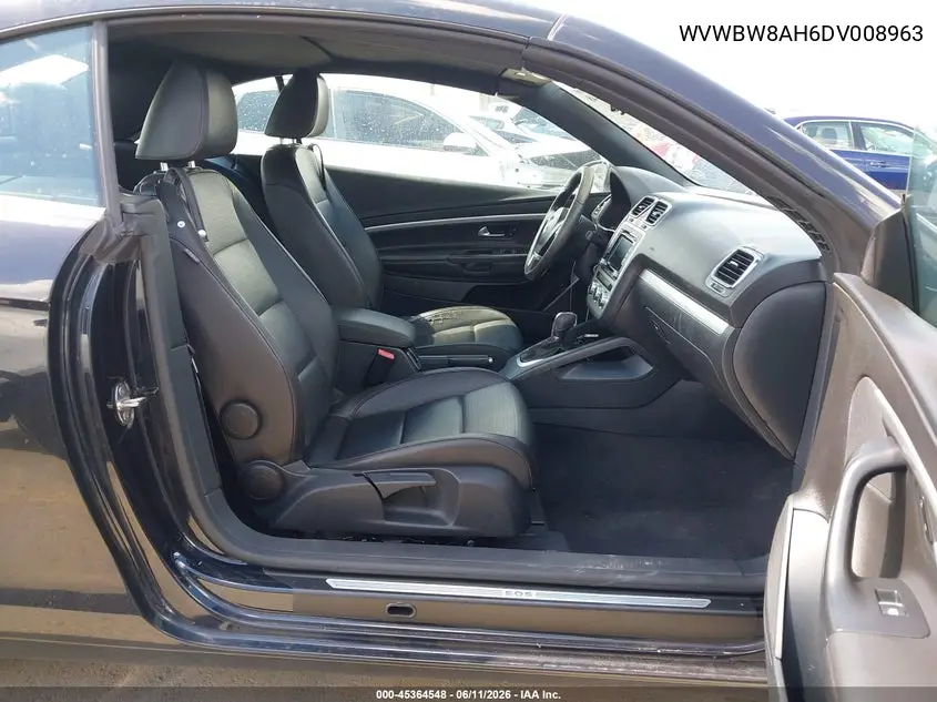 2013 Volkswagen Eos Komfort VIN: WVWBW8AH6DV008963 Lot: 45364548