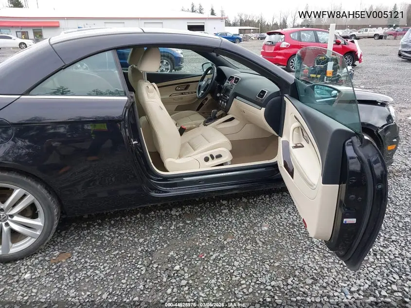2014 Volkswagen Eos Executive VIN: WVWFW8AH5EV005121 Lot: 44526976