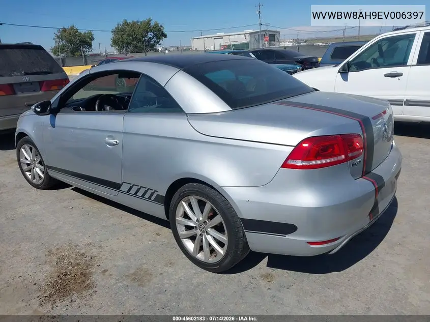2014 Volkswagen Eos Komfort VIN: WVWBW8AH9EV006397 Lot: 45602183
