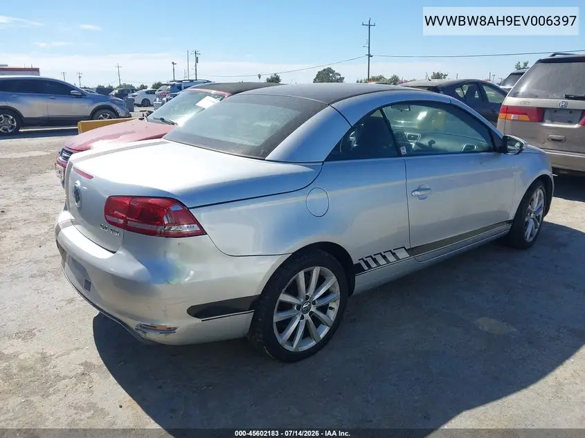 2014 Volkswagen Eos Komfort VIN: WVWBW8AH9EV006397 Lot: 45602183
