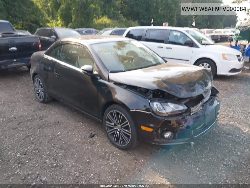 2015 Volkswagen Eos Final Edition VIN: WVWFW8AH9FV000084 Lot: 45613492